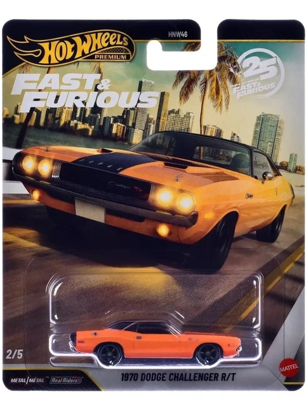 2026 Hot Wheels Fast & Furious 25th Anniversary Q Case, 5 Car Set